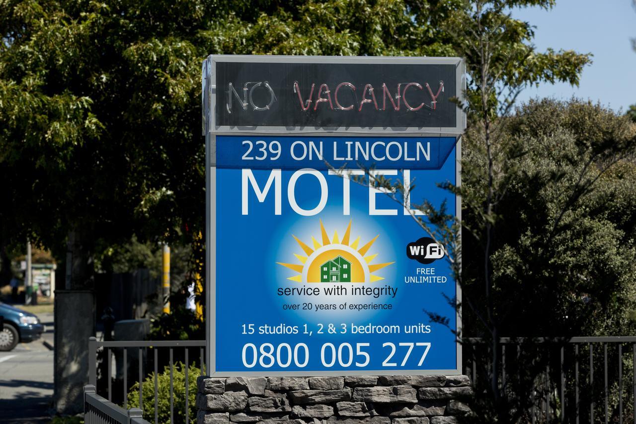 239 On Lincoln Motel Christchurch Exterior foto
